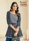 Aashini 2 By Sangeet Rayon Embroidery Ladies Top Exporters In India
